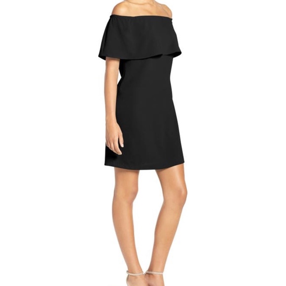 Charles Henry Off The Shoulder Dress Black XSP NWT - Picture 2 of 11